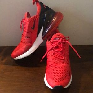 Nike Air Max 270 bright red! Size 8.